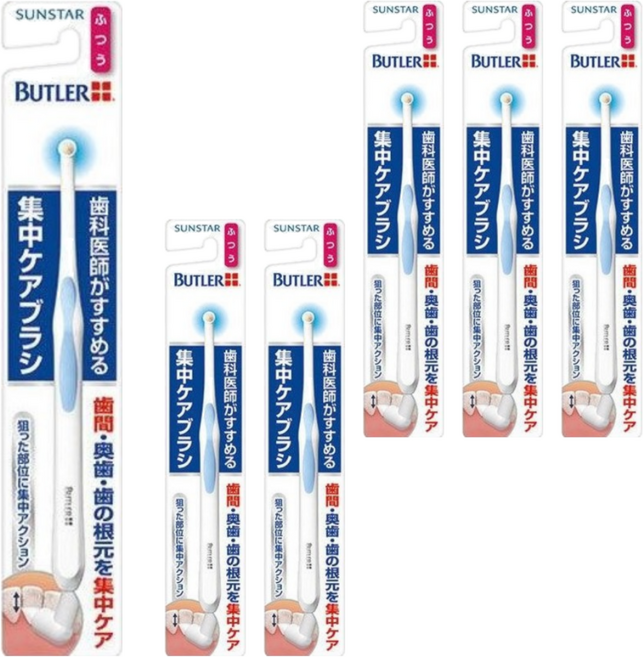 SUNSTAR 三詩達 單束毛牙間刷 顏色隨機, 6支