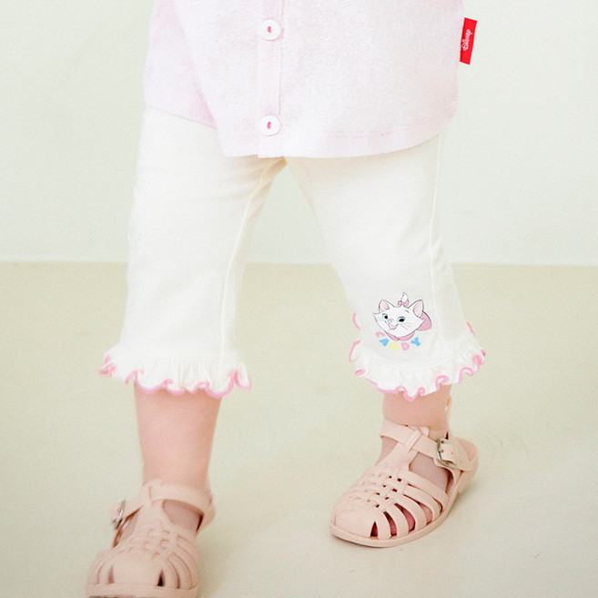 몰리멜리 여아용 디즈니 마리 캔디팝 7부 레깅스