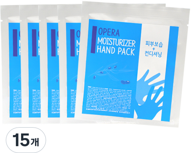 오페라 모이스쳐 핸드팩, 1개입, 15개