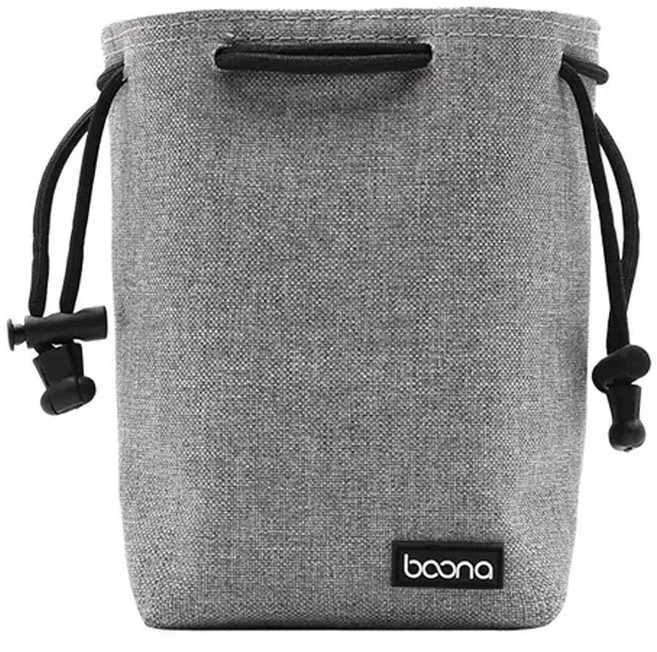 부나 프리미엄 카메라 파우치 S, 그레이, 1개