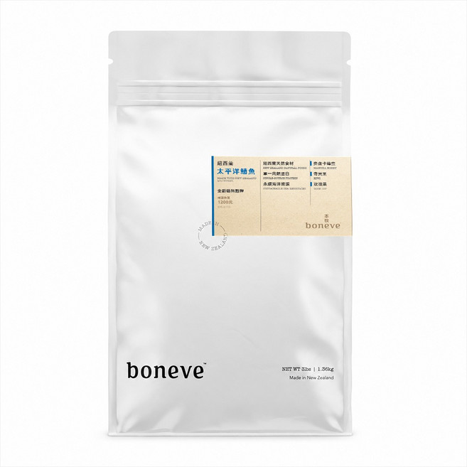 紐西蘭 boneve earthmade 全齡貓 無穀糧, 1袋, 1360g, 太平洋鯖魚