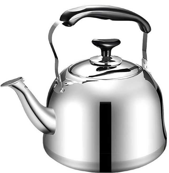 SILWA 西華 316不鏽鋼古鐘笛音壺, 不鏽鋼 銀色, 4L, 1個