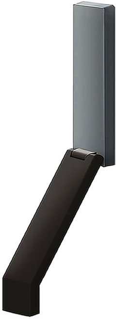 플러스라인 국내생산 현관문 자석 도어스토퍼 블랙 그레이, 1개