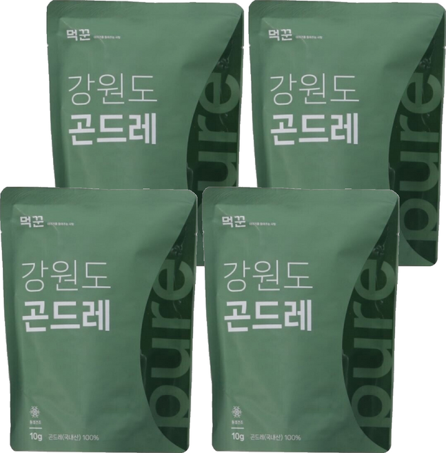 먹꾼 바로먹는 동결건조 강원도 곤드레, 4개, 10g