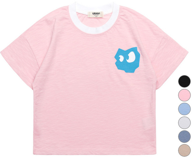 유라비 아동용 통기성 제이슨 반팔 티셔츠