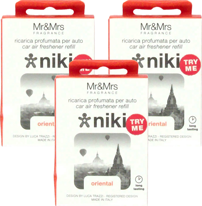 Mr&Mrs FRAGRANCE REFILL NIKI ORIENTAL 香氛片補充包, 3盒, 東方香氣