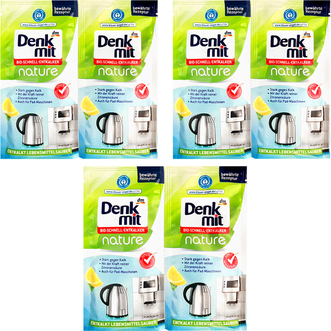 dm Denk mit 檸檬酸家電內膽除水垢清潔粉 2個裝, 25g, 3組