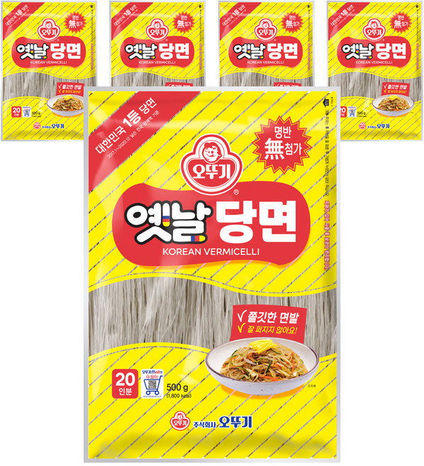 오뚜기옛날 당면, 500g, 5개