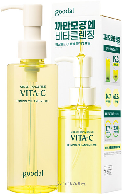 goodal 青橘維他命C提亮卸妝油, 1個, 200ml