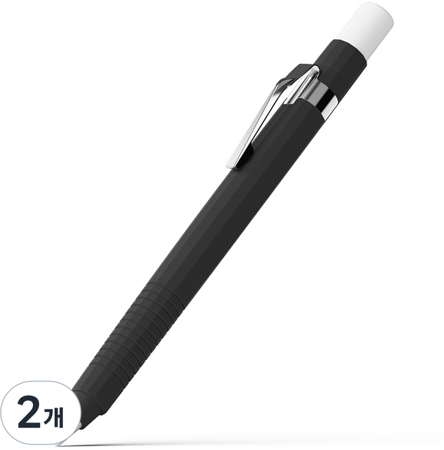 링케 애플펜슬 프로 / 2세대 실리콘 드래프팅 펜슬 케이스, 블랙, 2개