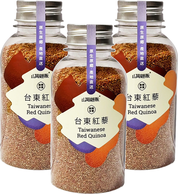 山海經脈 台東紅藜, 230g, 3罐