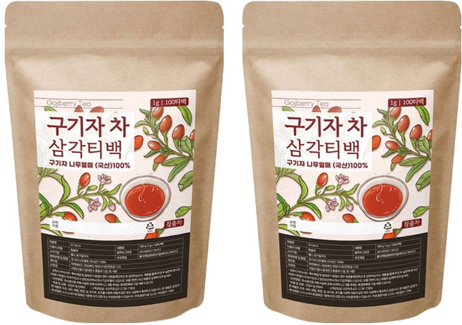 조은약초 구기자 차, 1g, 100개입, 2개
