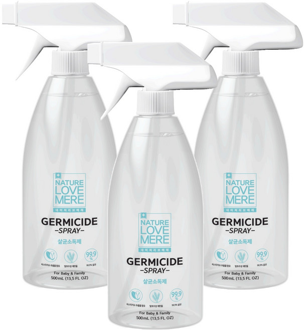 네이쳐러브메레 살균소독제, 500ml, 3개