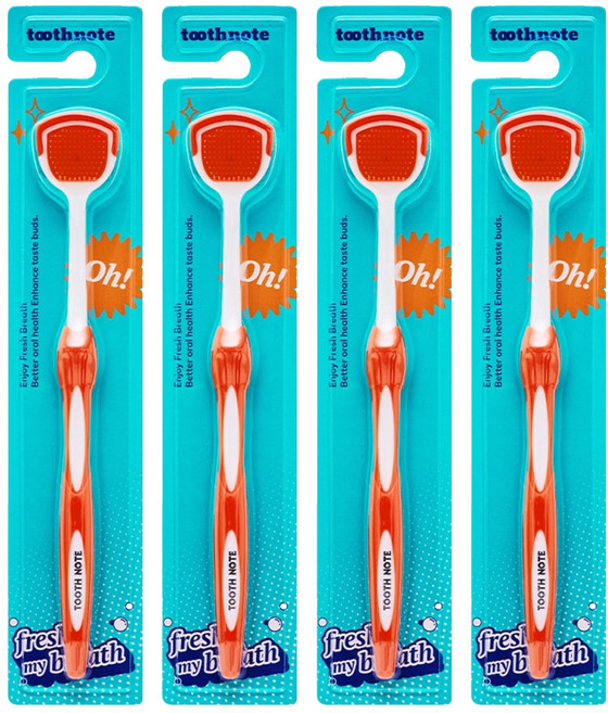 투스노트 브룸 혀클리너 오렌지, 4개