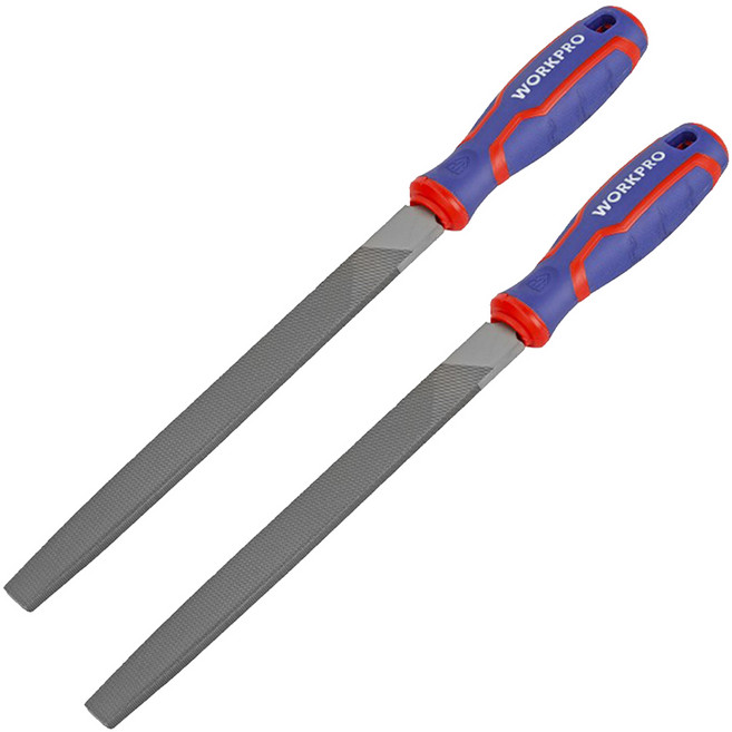 WORKPRO 中齒扁平銼刀 200mm WP251001, 2個