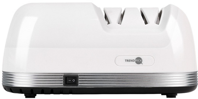 트렌드픽 나이프샤프너 전동칼갈이, 화이트, 1개