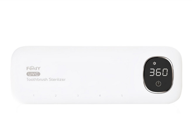 FerdY 佛迪 紫外線牙刷消毒器科技進化版 原廠保固, FD-UV200, 白色