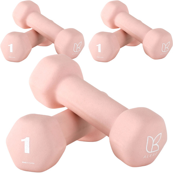 ALEAF 氯丁橡膠仙人掌啞鈴, 1kg, 6個