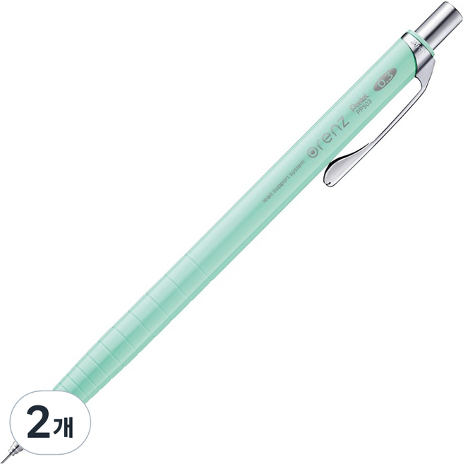 펜텔 오렌즈 샤프 민트그린 XPP503-GD, 0.3mm, 2개