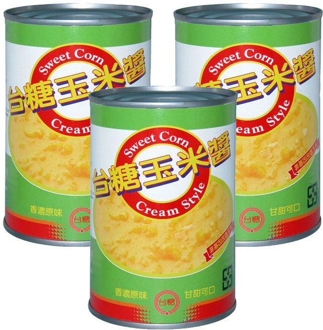 台糖 玉米醬, 425g, 3罐