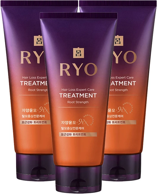 려 자양윤모 9EX 탈모증상전문케어 모근강화 트리트먼트, 330ml, 3개 - 쿠팡