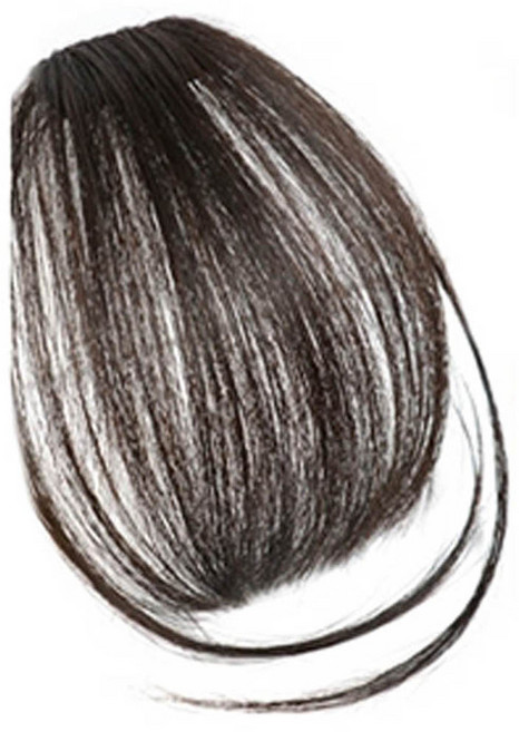 가발위드 인모 앞머리 가발 테일형, 블랙, 1개