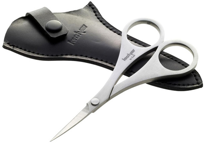 KAI 貝印 kershaw 鼻毛剪刀 附皮套 不鏽鋼材質, PQ-1022, 1支