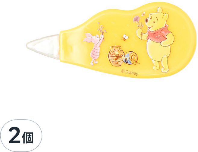 Winnie the Pooh 小熊維尼 返校日繽紛修正帶 bf130-7, 維尼小豬, 2個