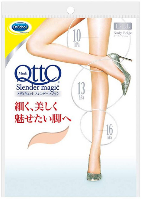 Dr. Scholl's 爽健 MediQtto 苗條魔術絲襪 裸膚色 L-LL