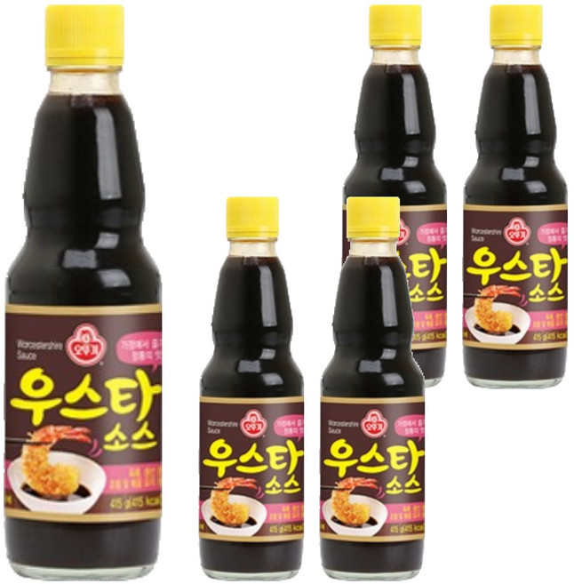 오뚜기 우스타 소스, 415g, 5개