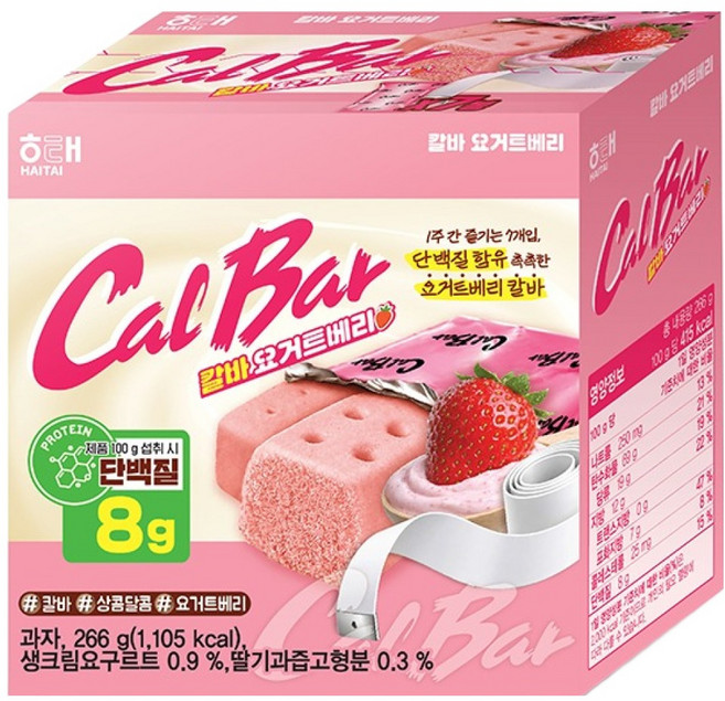 해태제과 칼로리바란스 요거트베리 7p, 266g, 1개