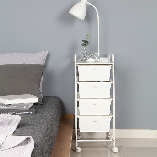 라이크하우스 스노우 트롤리4단, 화이트, 4단