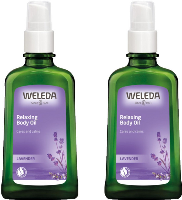 WELEDA 薇蕾德 紓壓按摩油 薰衣草香, 100ml, 2個