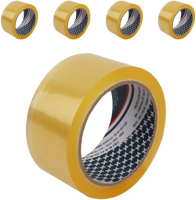 리드포미 경포장용박스테이프 48mm x 80m, 투명, 5개