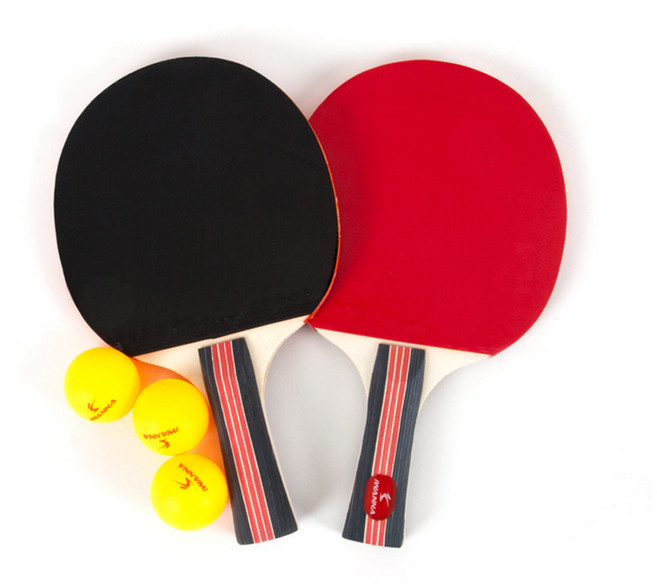 아이워너 쉐이크 3.0 탁구라켓 2p + 탁구공 3p, 1세트