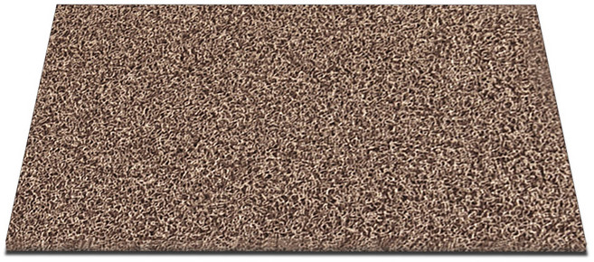 아이끌레 바닥 코일 현관 매트, 베이지브라운, 1개