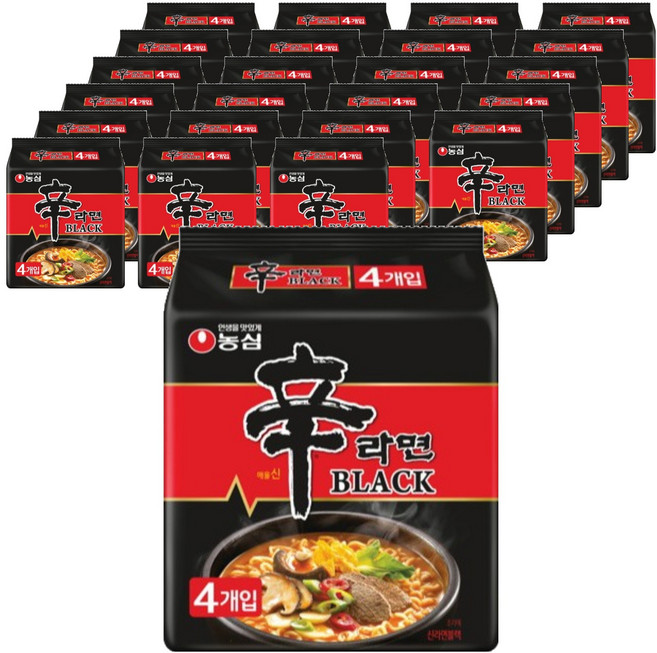 신라면 블랙 134g, 96개
