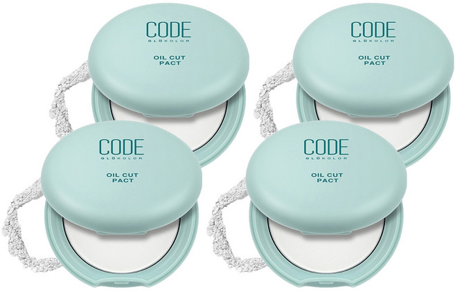 코드글로컬러 오일컷 팩트 8g, 4개