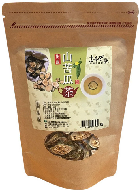 花蓮市農會 山地之歌 山苦瓜茶, 100g, 1包, 1入