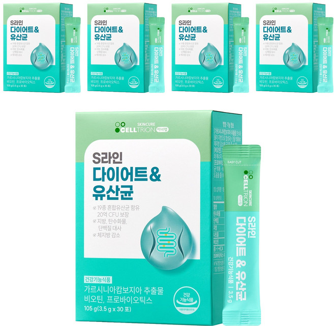 이너랩 S라인 다이어트 유산균, 105g, 5개