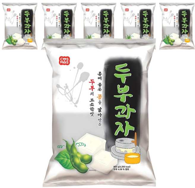 코스모스제과 두부과자, 800g, 6개