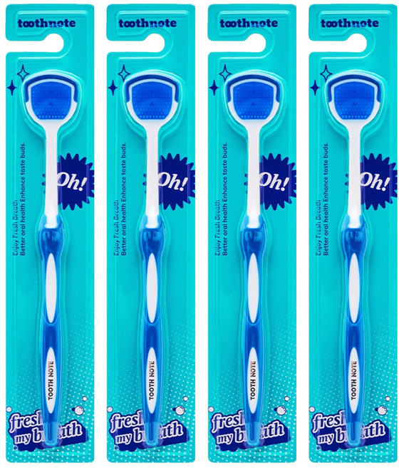 투스노트 혀클리너 블루, 7.5g, 4개