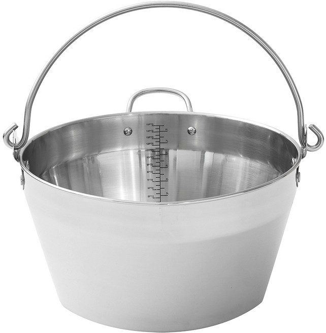 JAJU 電磁爐通用自製果醬鍋 9L, 1個, 30cm, 單一顏色