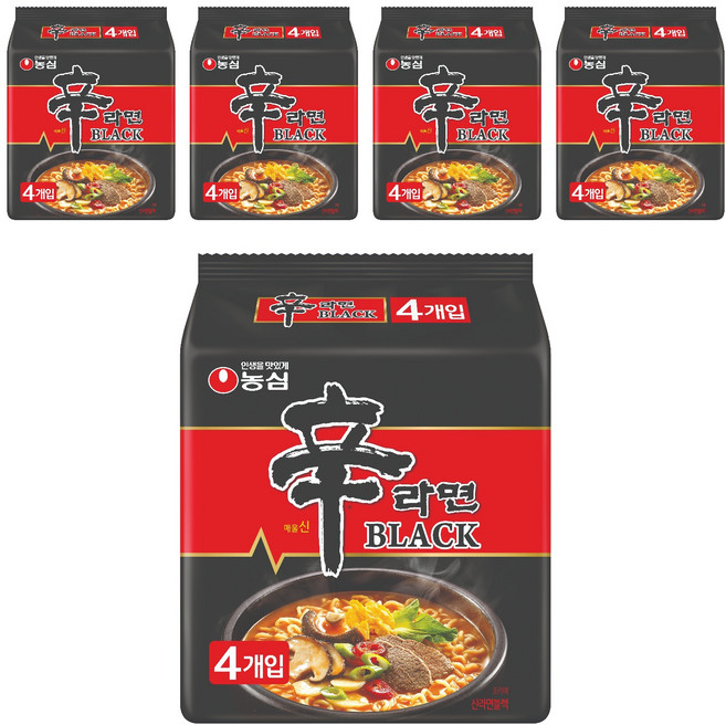 신라면 블랙 134g, 20개