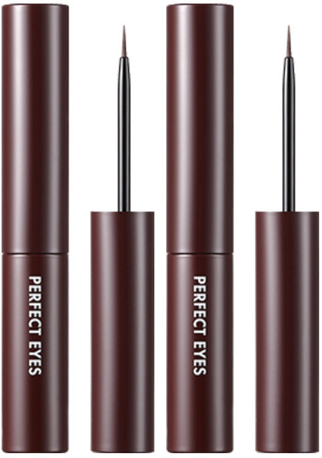 토니모리 퍼펙트 아이즈 수퍼프루프 아이라이너 6ml, 02 수퍼브라운, 2개