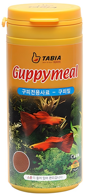 타비아 구피밀 관상어 사료, 120ml, 1개