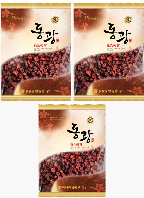 동광한방몰 오미자, 600g, 3개