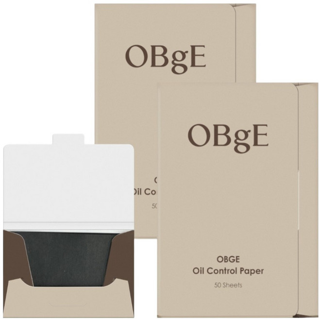 OBgE 오일 컨트롤 페이퍼, 2개, 50개입