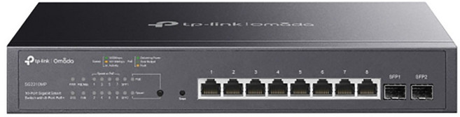 tp-link TL-SG2210MP JetStream 10埠 Gigabit智慧型交換器 含8埠PoE+ 原廠保固, 1個