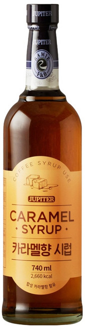 쥬피터 카라멜향 시럽, 740ml, 1개